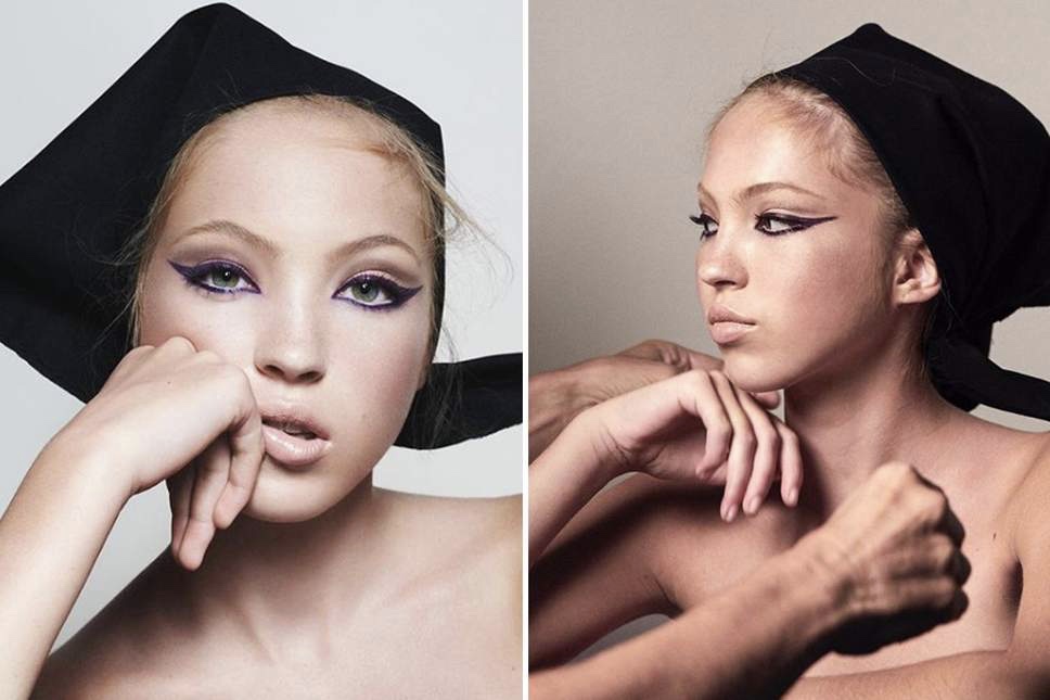 Kate Moss and Her Daughter Lila Look So Alike As They 