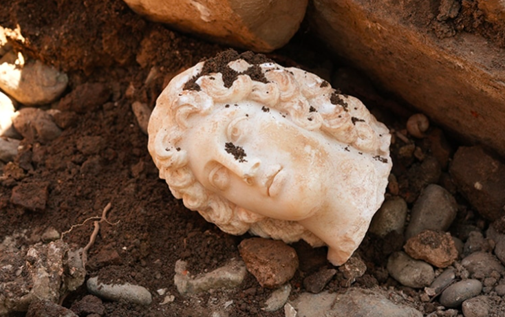 Head Of Statue Of Alexander The Great Discovered In Turkey 2