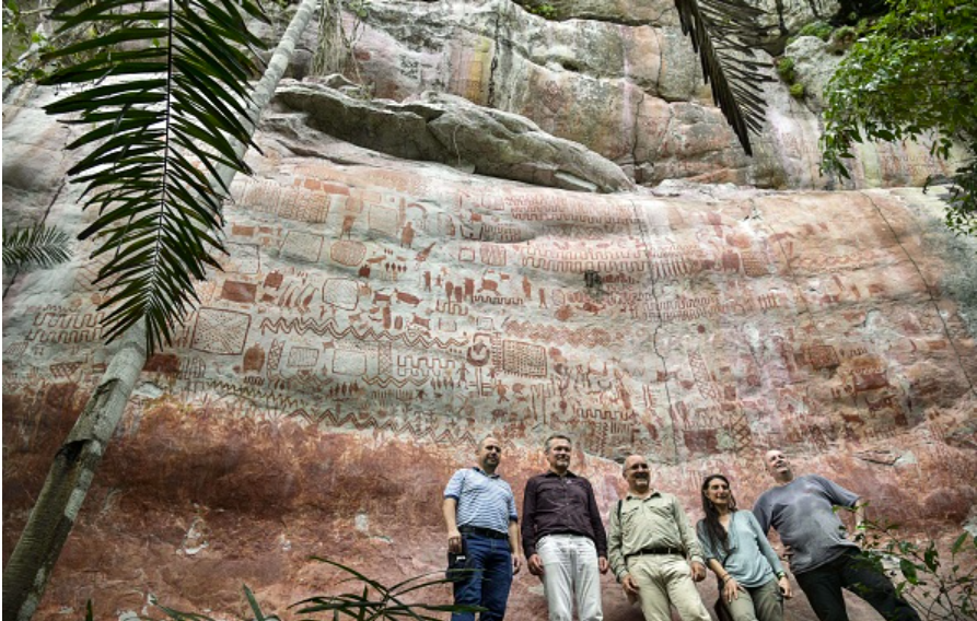 Thousands Of Ice Age Rock Painting Discovered In The Amazon