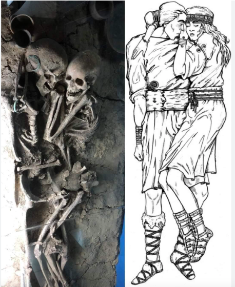 Bronze Age Couple Lovingly Embracing Each Other Discovered After 3000 Years 3
