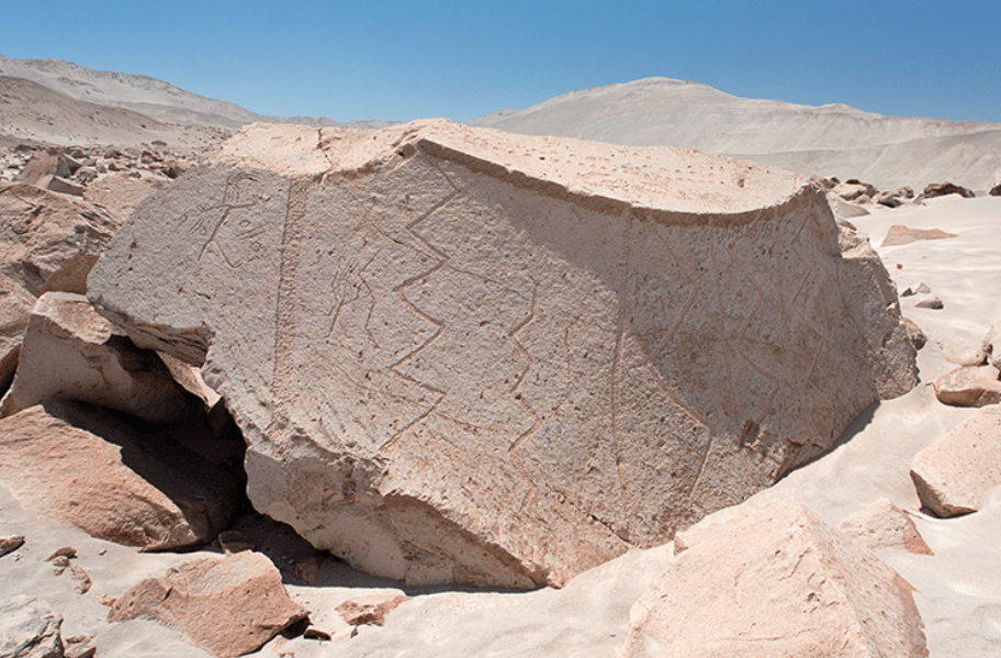 Ancient Psychedelic Music and Dance Depictions Discovered On Rocks In Peru 2