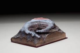 Artist Upcycles Discarded Books By Creating Incredible Mini Mountain Sculptures 2