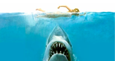 Photographer Recreates Iconic Jaws Poster With Real Great White Shark