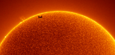 Amazing Moment Of The ISS Passing The Sun Captured In An Incredible Photograph