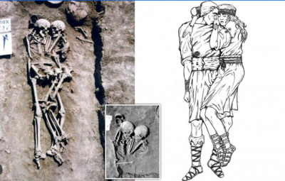 Bronze Age Couple Lovingly Embracing Each Other Discovered After 3000 Years