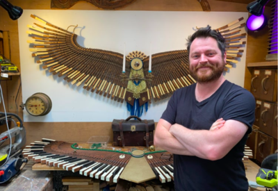 Artist Creatively Give New Life To Old Pianos By Turning Them Into Art