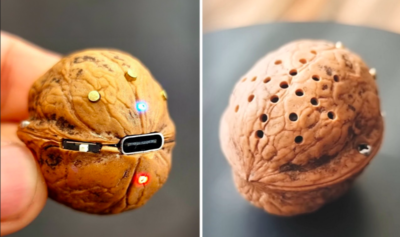Creative Handyman Turns Simple Walnut Into a Bluetooth Speaker