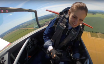 Talented Pilot Lands Her Plane After Canopy Opens And Shatters Mid Air