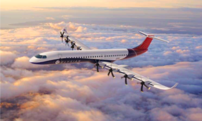 Inventive Electric Airplane Can 90 Passengers 500 Miles Without Recharging