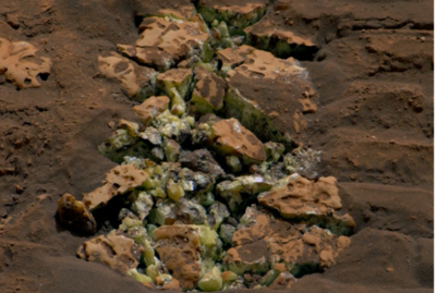 Curiosity Rover Of NASA Discovers Pure Sulfur Crystals On Mars