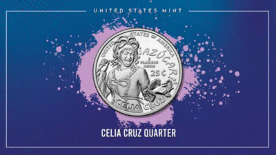 Salsa Queen Celia Cruz Becomes First Afro Latina On a U.S. Quarter