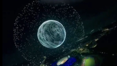 A Captivating Fleet Of 8,100 Drones Smashes The Record For The Most Drones Flown Simultaneously