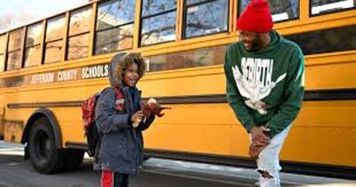 School Bus Driver Goes Extra Mile To Ensure a Student Enjoys Pajama Day At School