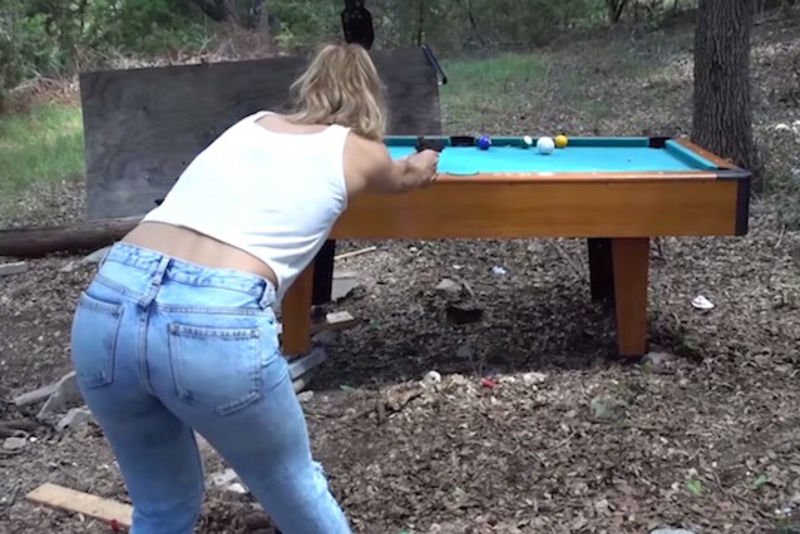 Video: Billiard And Bullets! ' The Most Dangerous Game Of Pool In The World Using A Gun Instead Of A Pool Cue! 1