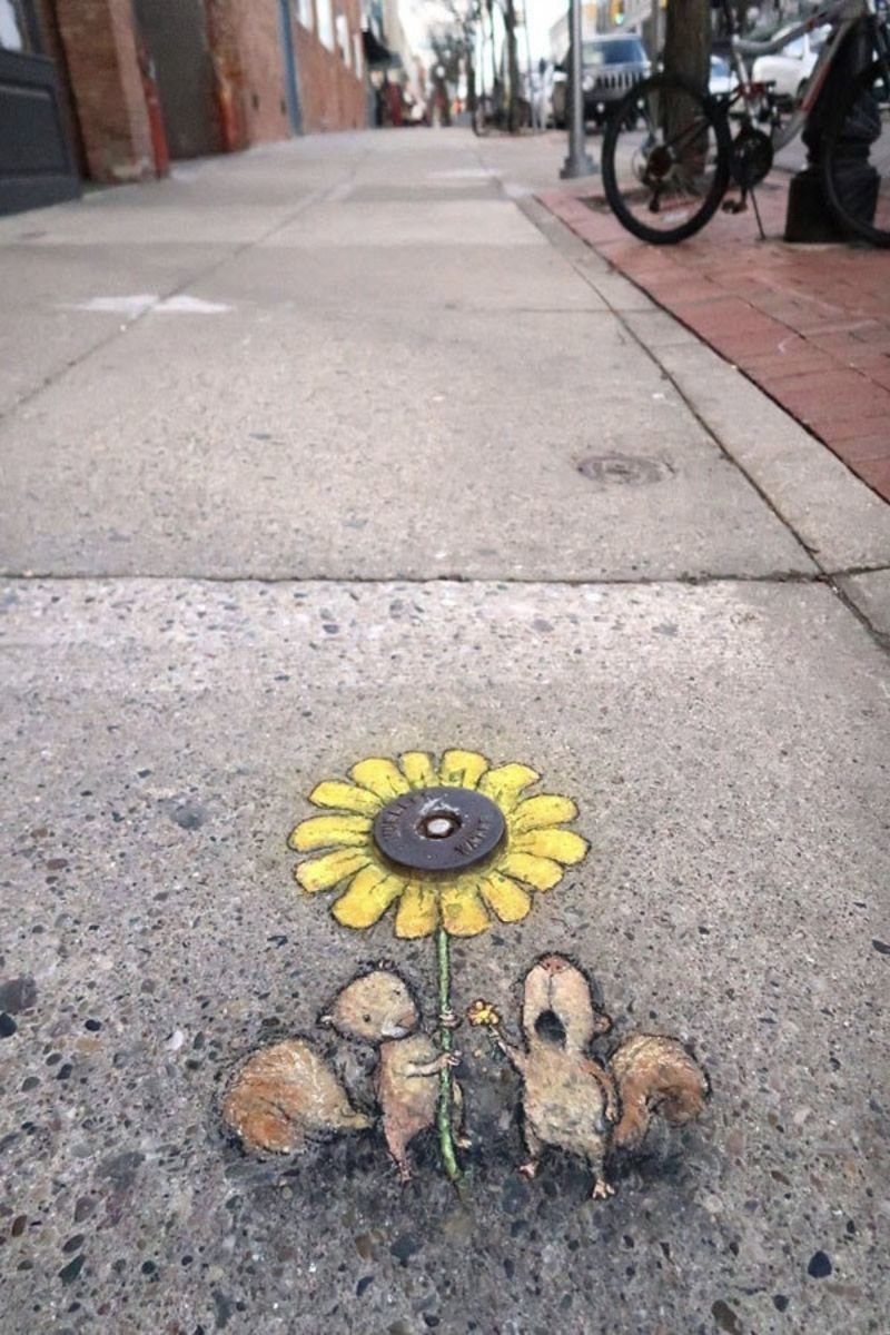 This Michigan 3d Artist Uses Chalk To Brighten People's Day! 1