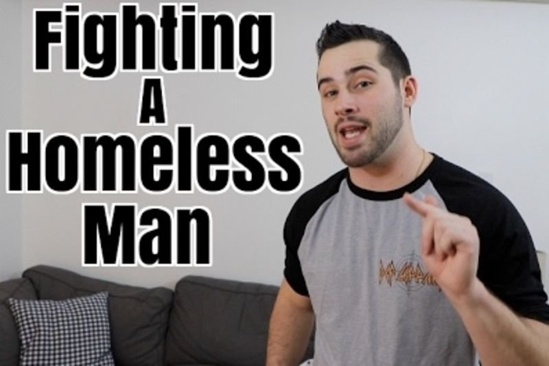 Video: Joe Santagato - Fighting A Homeless Man 1
