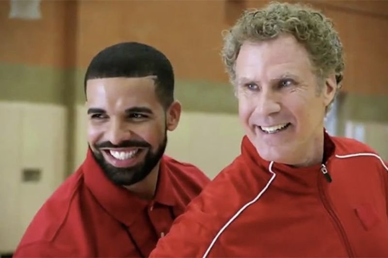 Video: Drake And Will Ferrell Show Off Handshakes And Roast Derozan!! 1