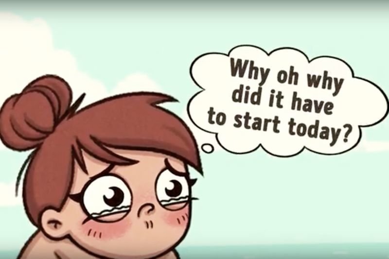 Video: The Struggles Of Being A Girl In Summer! 1