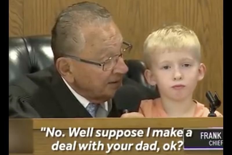 Video: Judge Allows Child To Choose His Dad's Punishment 1