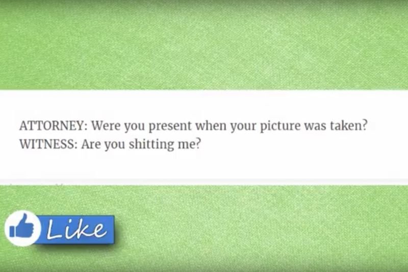 Video: The Most Hilarious Things Ever Recorded In Court! 1