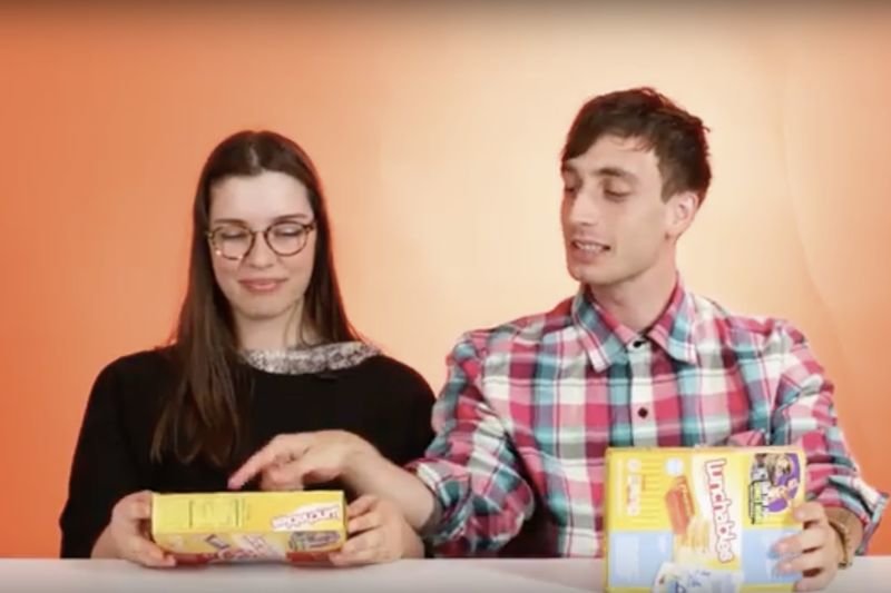 Video: Adults Try Eating Lunchables For The First Time 1