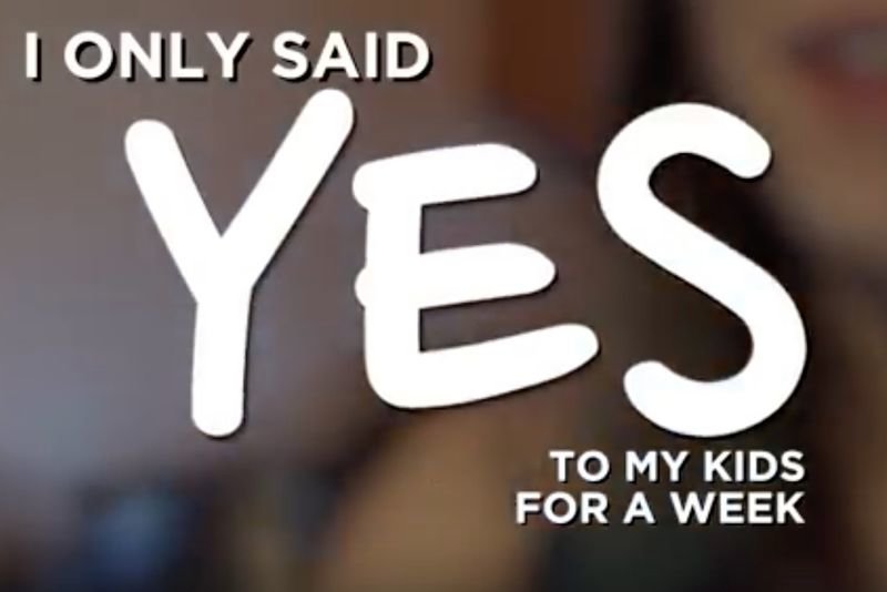 Video: Mother Only Says 'yes' To Her Children For One Week 1