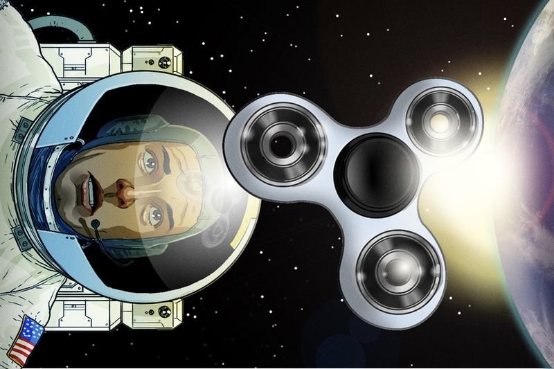 Video: Fidget Spinning In Space 1