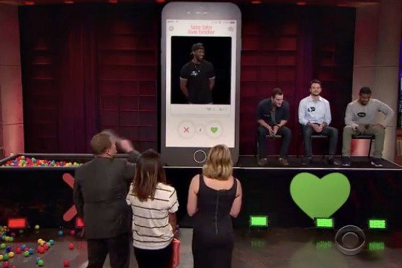 Video: James Corden Just Made Tinder So Much More Awkward Than It Already Is! 1
