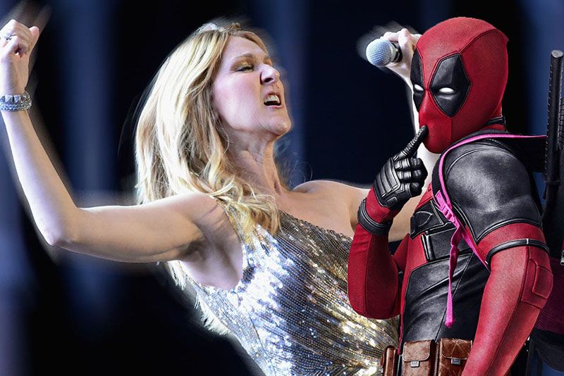 Video: Deadpool Does A Strip Tease For Celine Dion 1