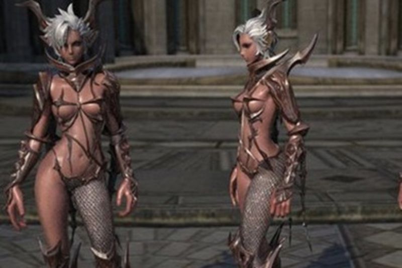 Video: Female Armour Only Covers The... Shiny Bits 1