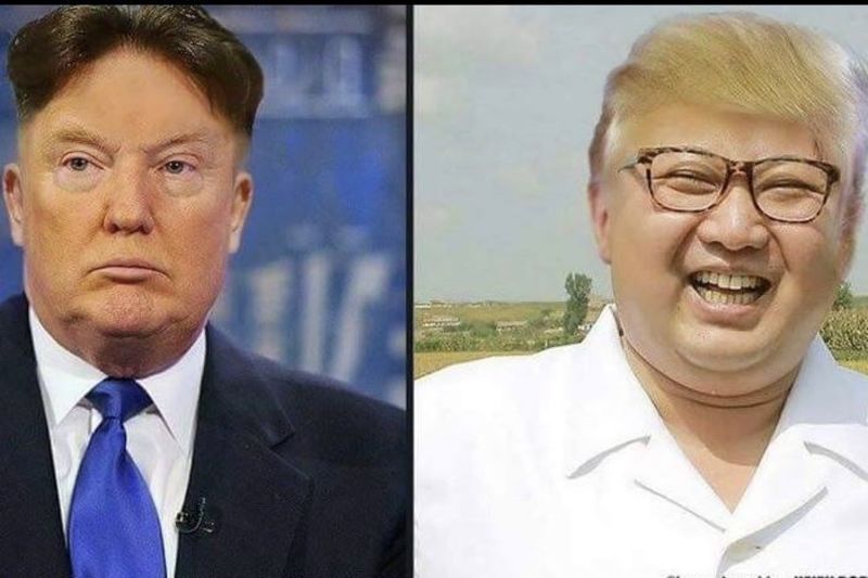 Trump And Kim Jong-un Kiss And Make Up 1