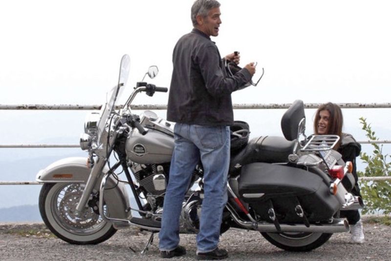 George Clooney Injured In Motorbike Crash 1