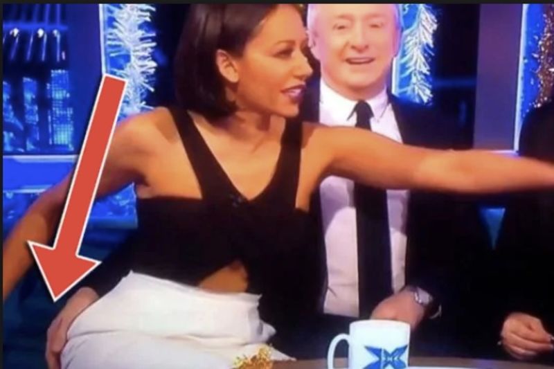 Video: That Time When Louis Walsh Groped Mel B's Butt On Live Tv 1
