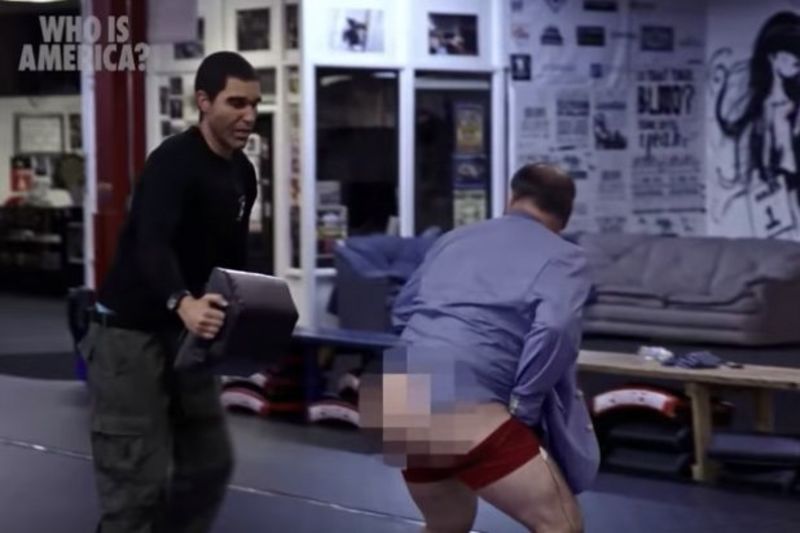 Video: Sacha Baron Cohen Got Jason Spencer To Strip Naked On Tv During 'who Is America?' 1