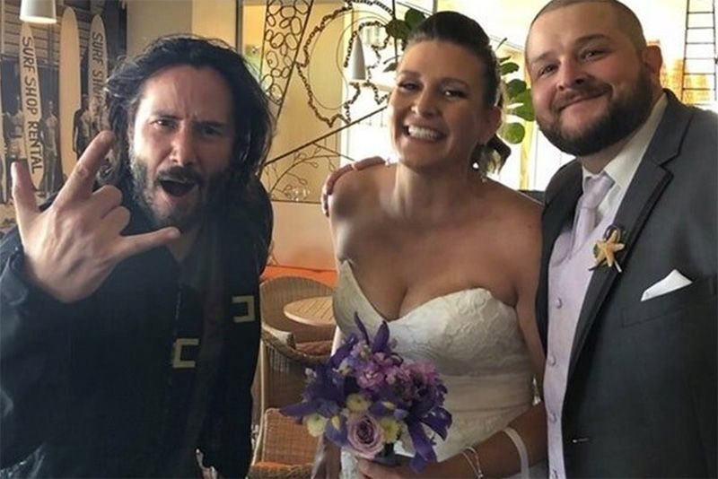 Keanu Reeves Crashes Wedding 1