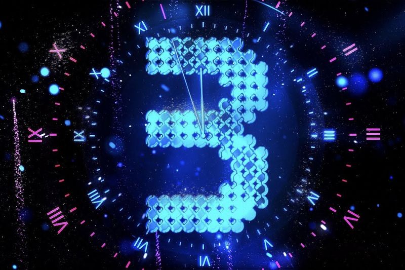 New Years Clock Countdown For 2019 1