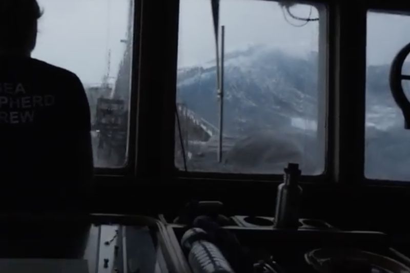 Bob Barker Caught In A Storm | Sea Shepherd 1