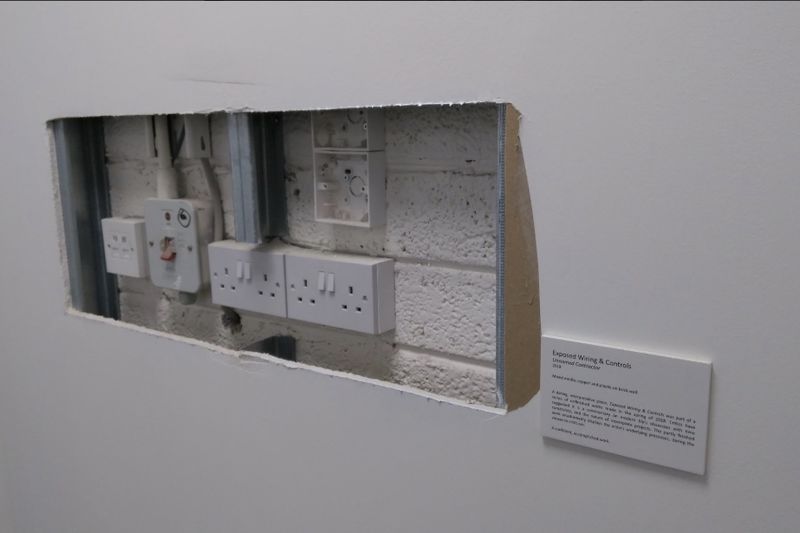 When A Hole In An Office Wall Becomes Art 1