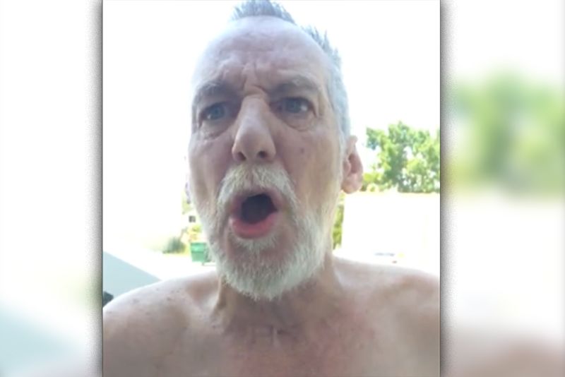 Video: Crazy Old Man Threatens Painter With Pruning Sheers For Keeping Him Awake. You Won't Believe How This Ends... 1
