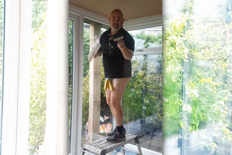 Dad Tapes Bananas To His Crotch To Prove Clothes Are Essential 1