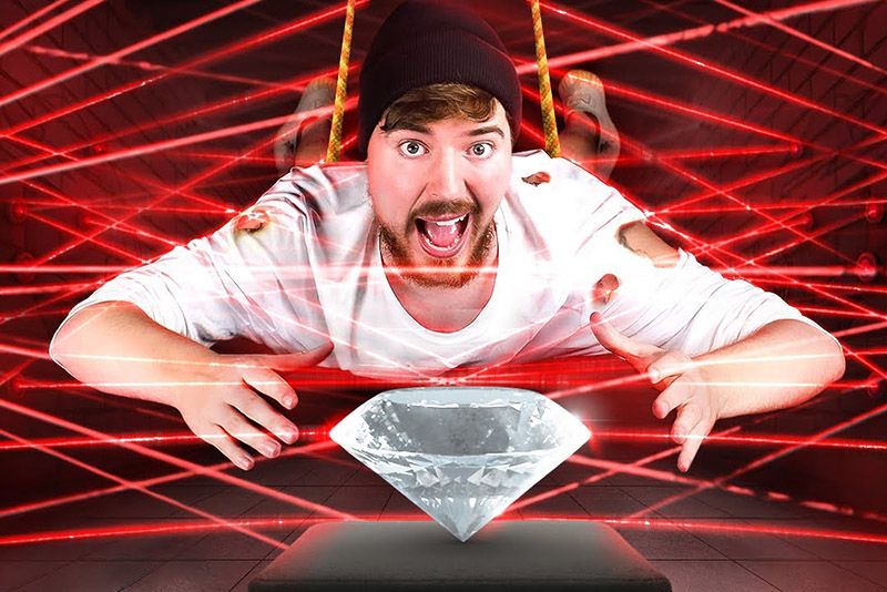 MrBeast's 'Steal a $100,000 Diamond' Competition 1