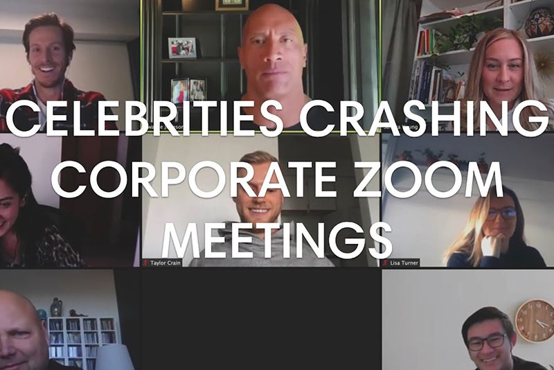 Celebs Crashing Corporate Zoom Meetings 1