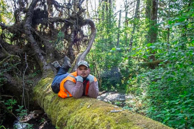 Photographer Finds Unexpected Photo On Wildlife Camera Trap  Of Man Striking a Pose 1