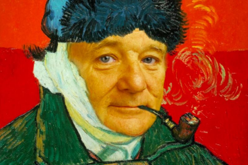 Artist Reimagined Iconic Historical Painting With Chameleon Actor Bill Murray’s Face 1