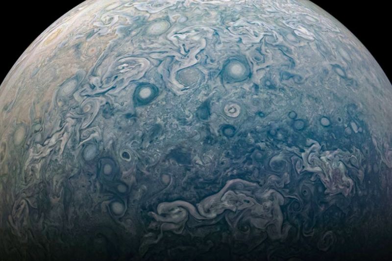 NASA Reveals Stunning Photos Of Giant Jupiter’s Swirling Atmosphere 1