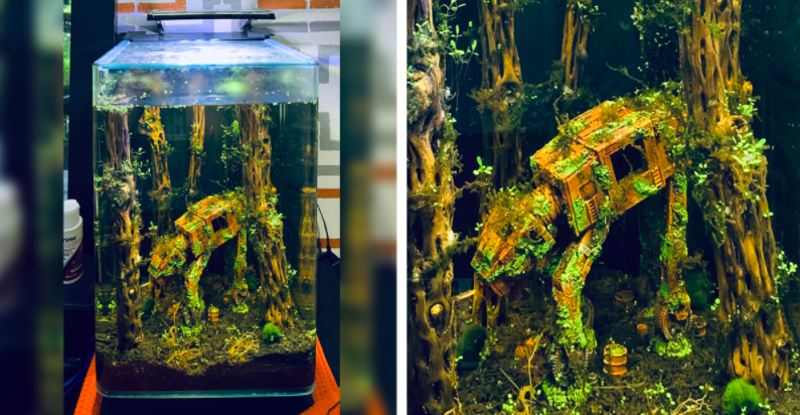 Woman Creates Mesmerising ‘Star Wars’ Themed Fish Tank 1