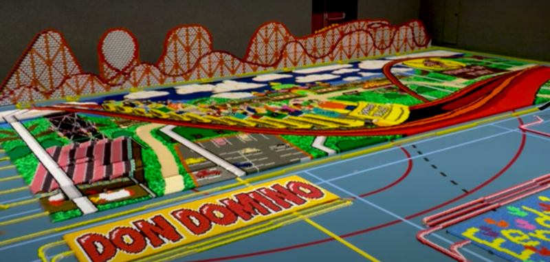750 Thousand Piece Domino Run Sets New Record 1