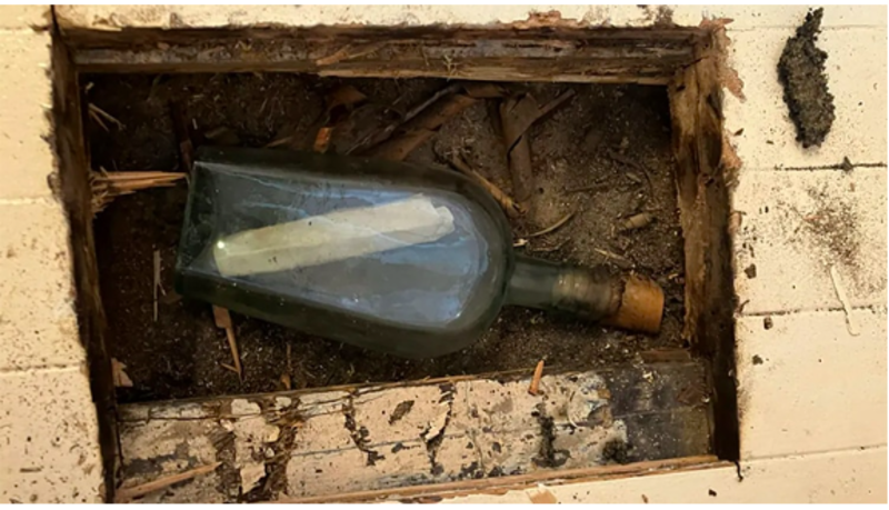 Message In a Bottle Discovered From 1887 Under Floorboards In Scotland 1