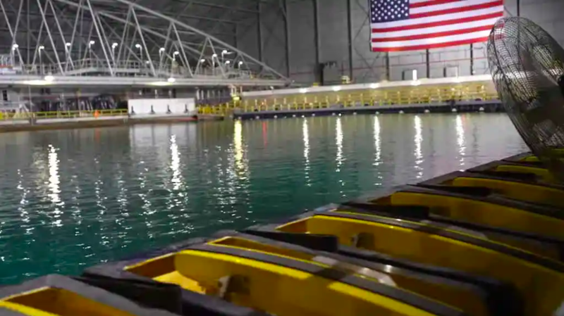 The Giant Indoor Ocean Training Wave Pool Of The US Navy 1