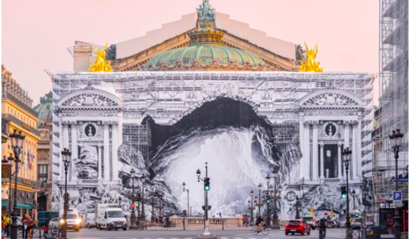 Paris Opera House Transformed Into Ancient Artistic Cave 1